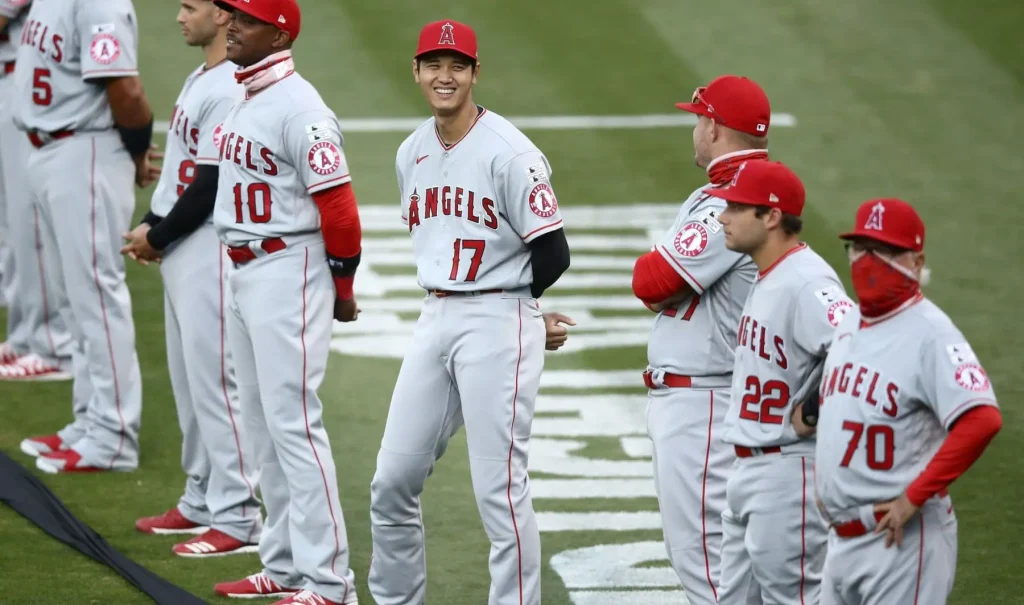 大谷翔平　笑顔