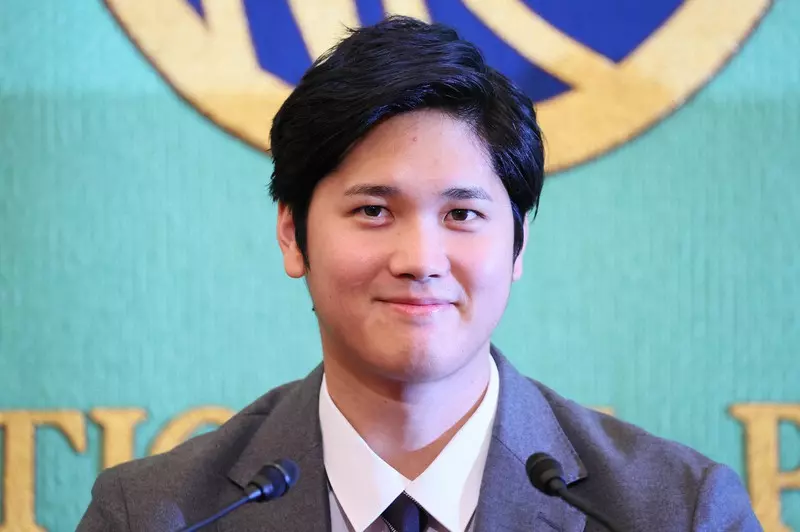 大谷翔平　笑顔