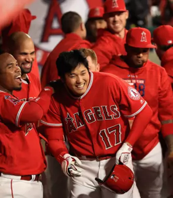 大谷翔平　笑顔