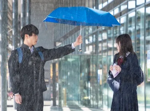 雨の日の運命の出会い