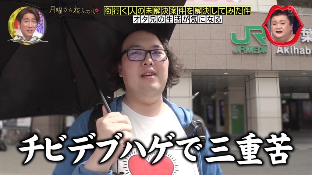 清潔感がない容姿