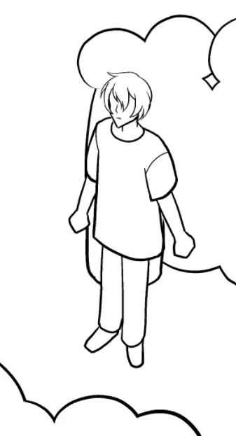 じっと一カ所に立っている