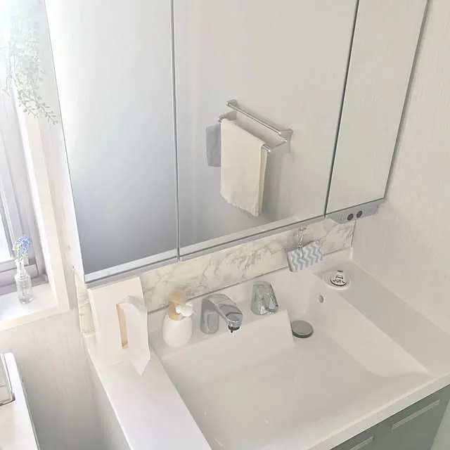 大理石の洗面台