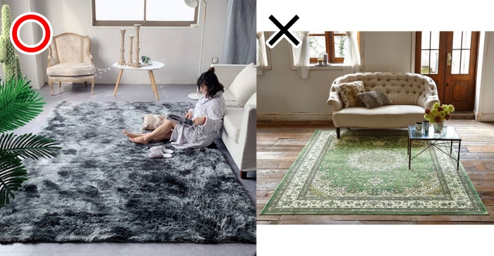 ヤリ部屋におすすめなラグ