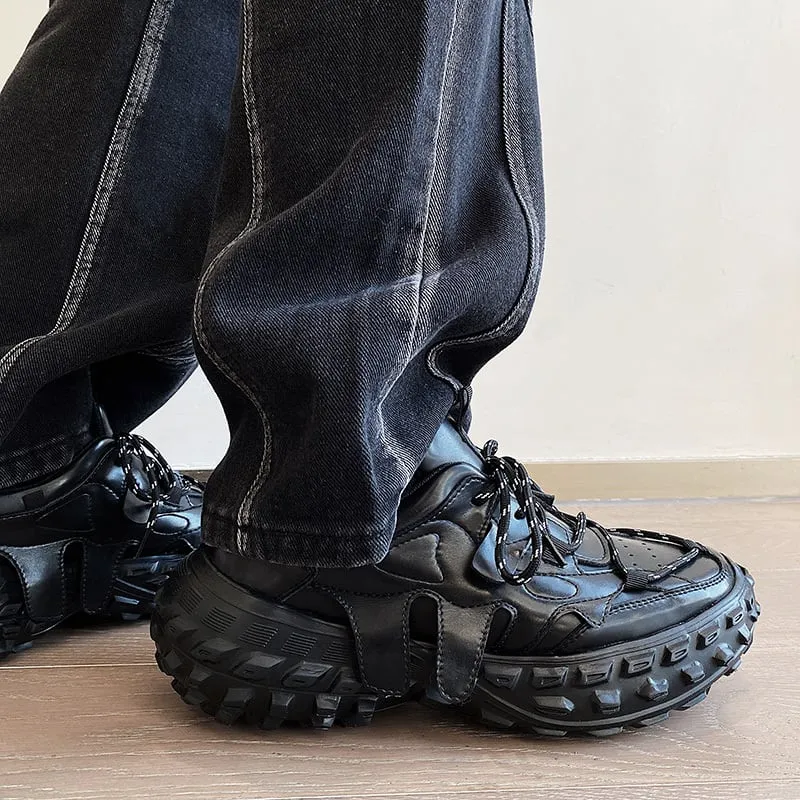 メンズの盛り靴