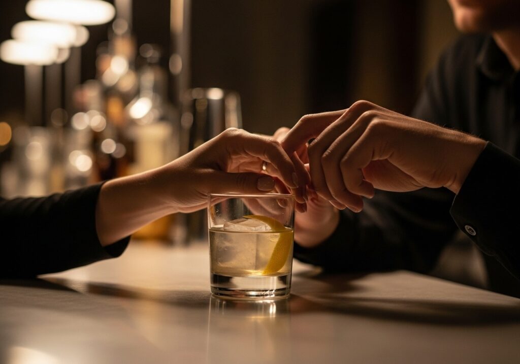 さりげなく触ってみる