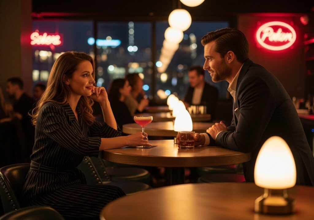 わざと視線を合わせてみる