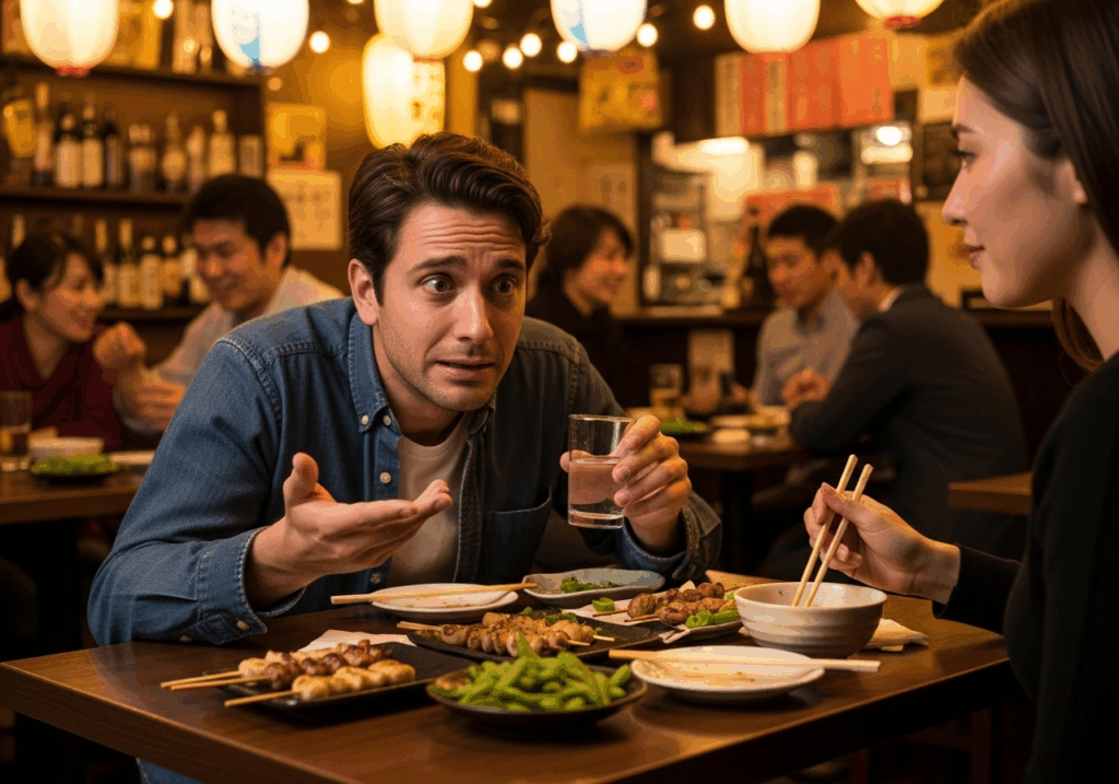 がっついて余裕のない態度を見せる