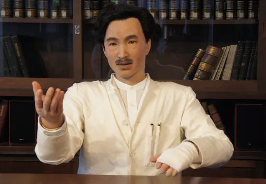 ①幼少期の大やけど