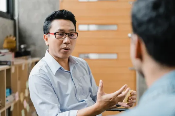 ステップ２：男同士で会話の練習をする