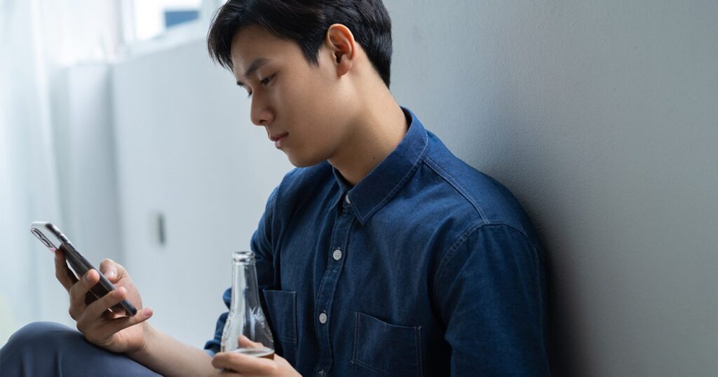 アプリを使う人