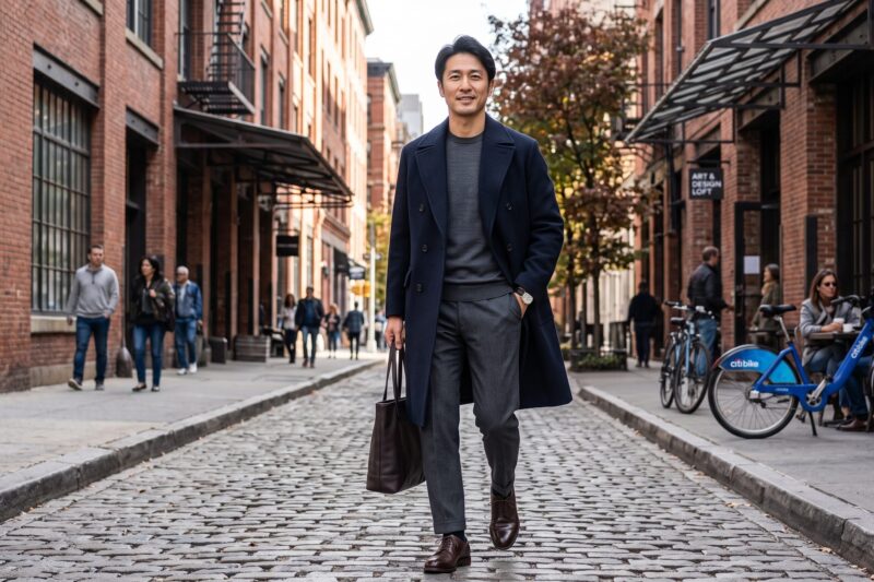 40代は上質な素材で余裕を演出する