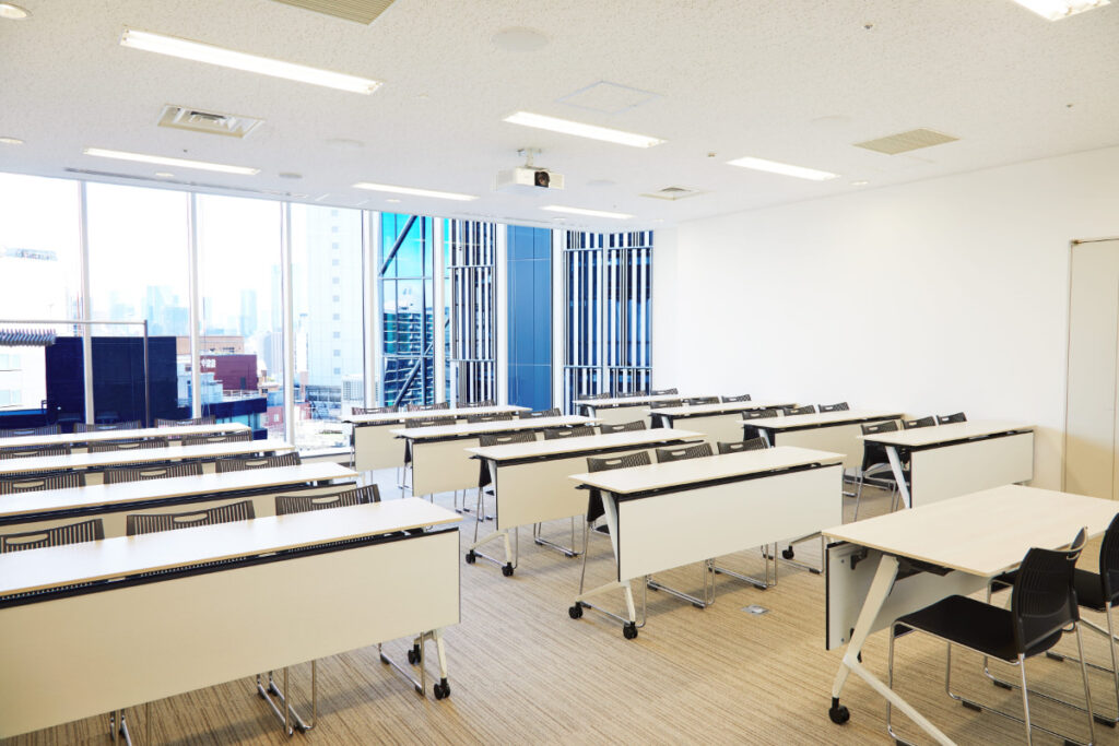 会場内